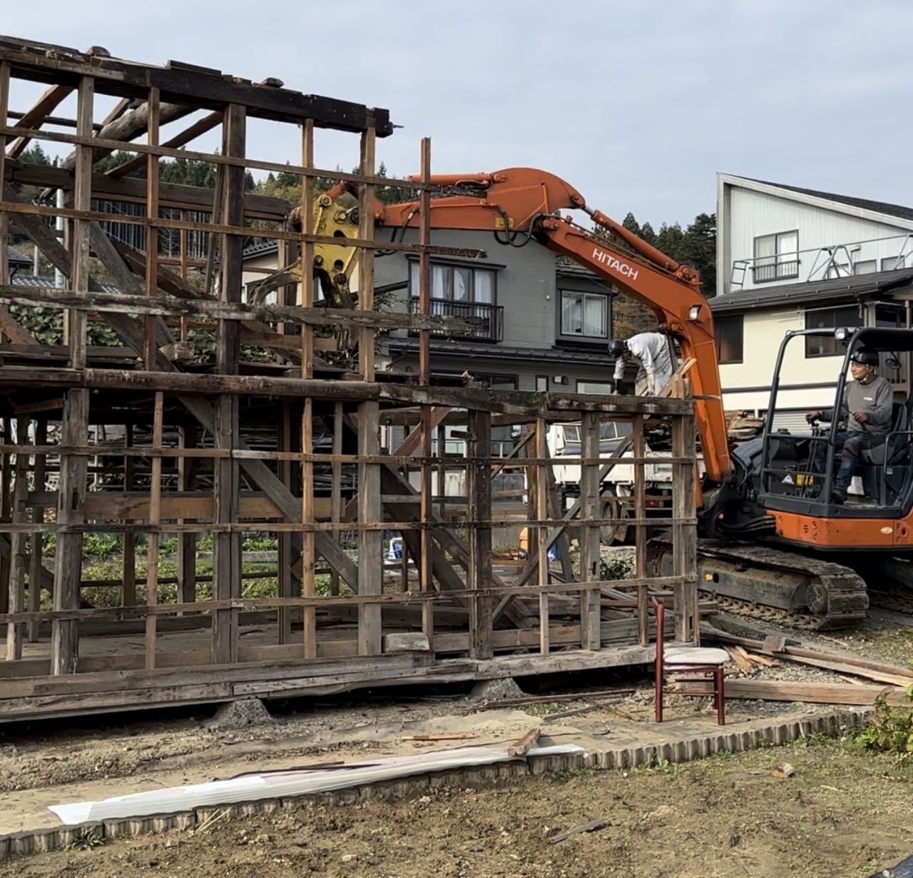 2024年10月小屋解体工事_株式会社古川産業
